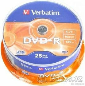 VERBATIM DVD-R AZO 4,7GB, 16x, SPINDLE 25 KS