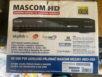 satelitní dekodér Mascom MC 2201 Full HD