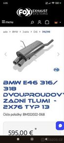 Výfuk Fox e46
