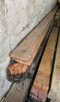 Dřevěné terasové prkno modřín 26 x 110 x 4000 mm