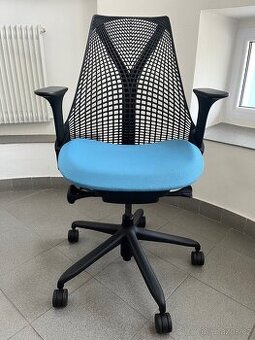 kancelářská židle Herman Miller Sayl - modrá