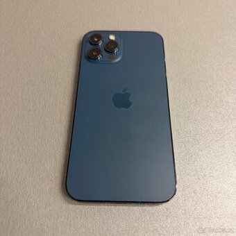 iPhone 12 Pro Max 256GB modrý, 100% baterie, rok záruka