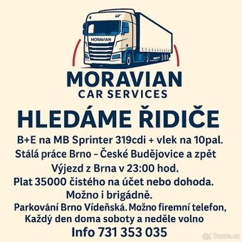 Řidič B+E