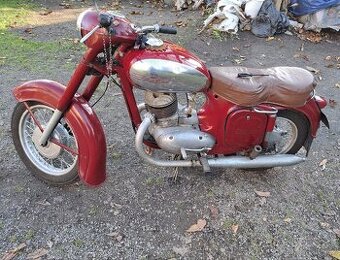 JAWA 250/353 Kývačka s TP, RV. 1959