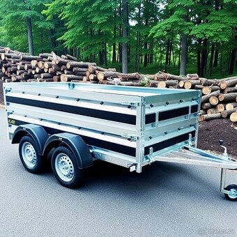 Řidičák B přívěsný vozík 2,65m x1,30, nástavba+krycí plachta