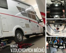 Přídavné vzduchové pérování, vzduchové měchy