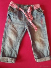 dívčí kalhoty rifle vel 74