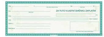 Směnka na 330.000,- KČ