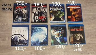 BLU-RAY a DVD filmy různých žánrů