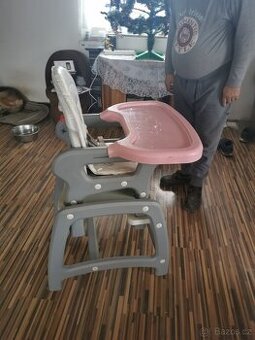 Dětská jídelní židlička 3v1