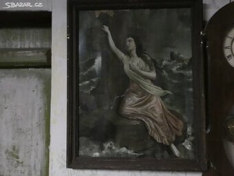 Obraz svatý žena na ostrově.