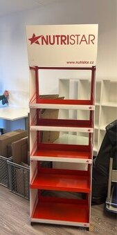 Kovový policový stojan