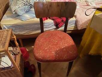 retro jídelní židle československého výrobce TON 4 ks