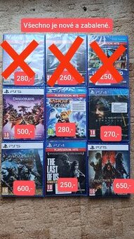 🩷 ZLEVNĚNÉ 🩷Hry na ps4 a ps5