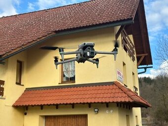 Zaměření střechy dronem, zaměření domu, pozemku