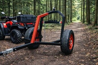 Vyvážečka dřeva za čtyřkolku