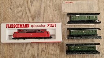 Vláčky N - elektrická mašinka BR 120 s os. vozy