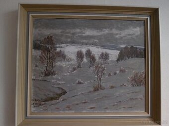 Kavánovská zima, sig. B. Kosek