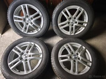 Alu kola 5x112 r16 zimní pneumatiky 205/60 r16 Škoda Octávia
