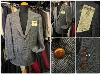 Harris Tweed sako vel. 54 Grey NOVÉ