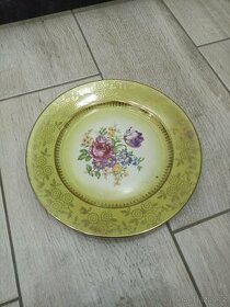 Porcelánový talířek MZ Czechoslovakia průměr 19cm