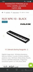 Digitální piano  NUX 88 kláves