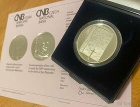 Jan Blahoslav proof | stříbrná mince ČNB