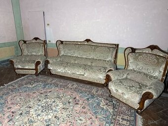 Luxusní vintage sedací souprava