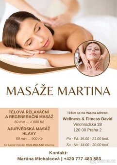 Masáže Martina - Vinohrady