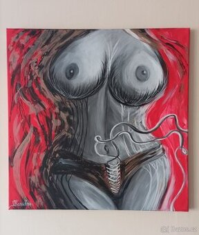 Obraz 50x50, AKT , DOPRAVA ZDARMA
