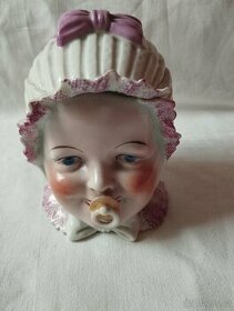 Stará porcelánová dóza na dudlíky - 1