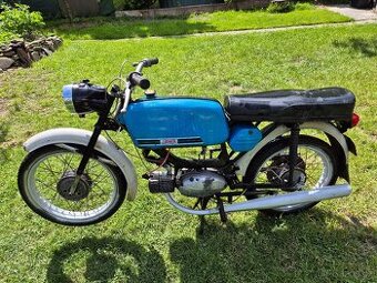 Jawa 23 Mustang bez TP, modrý původní 6.