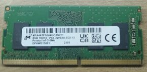 RAM 8 GB pro notebook DELL Vostro 15 (3520)