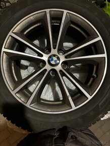 Sada BMW kola a zimní pneu Michelin 225/55/R17 - 1
