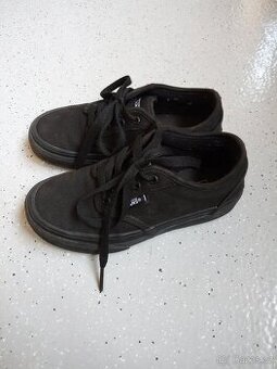 Černé boty Vans chlapecké