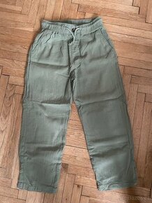 Lněné kalhoty H&M vel.140
