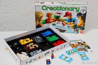 Rodinná Stolní Hra LEGO Creationary Stavebnice 3844