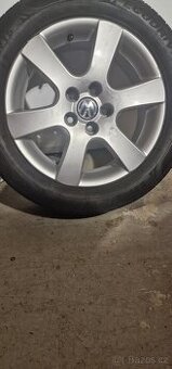 Prodám Alu kola VW Golf 195/55 R15 ET 48 rozteč 100