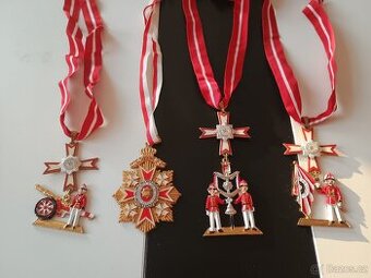 Karnevalový sběratelský medaile viz foto 4ks - Německo