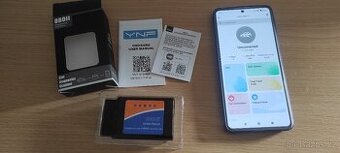 diagnostika OBD2 Bluetooth + app-kus