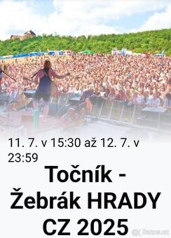 VIP vstupenky HRADY CZ Točník 11.- 12.7.
