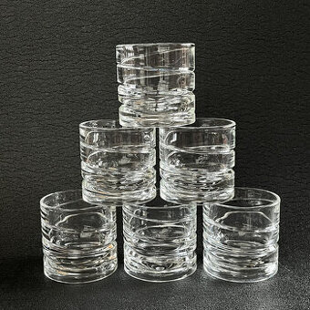 6x otočná sklenice Shtox 70ml, Bohemia