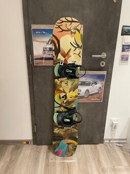 Snowboard BEANY Birdie 136cm + vázání + obal