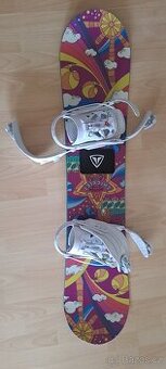Prodám snowboardový set Burton 120 cm