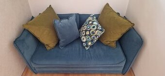 Dětská rozkládací sedačka tyrkysová