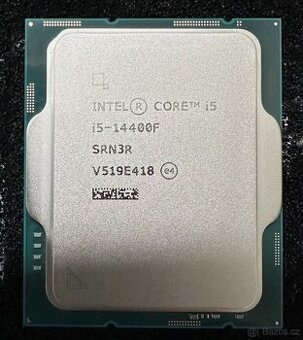 Intel Core i5-14400F, 10C/16T, TDP 148W, bez chladice