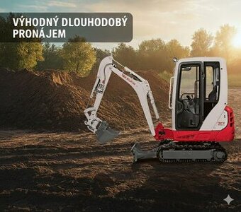 Výhodný dlouhodobý pronájem Bagru Takeuchi TB216