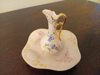 prodám růžový porcelán z pozůstalosti