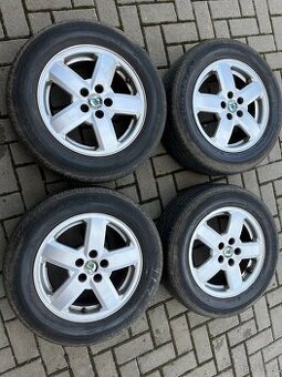 4x alu disky 5x100 R15, letní pneu