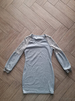 Šedé úpletové šaty zn. Shein, vel. XS